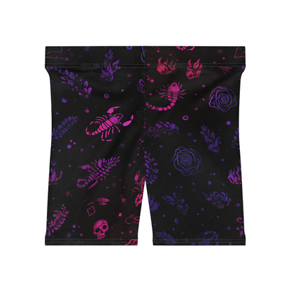 Biker Shorts Scorpio Zodiac Design