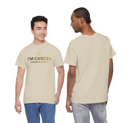 Cancer Zodiac Homebody Forever Tee | Astrology Moon Graphic T-Shirt