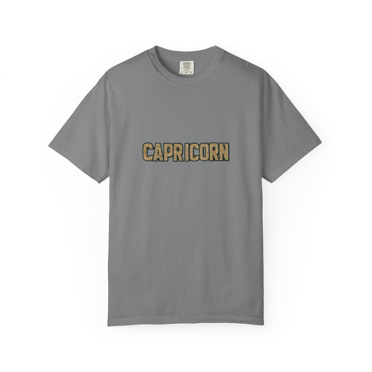 Capricorn Garment-Dyed T-Shirt, Zodiac Sign Tee, Astrology Gift, Unisex Shirt, Birthday Gift, Casual Wear