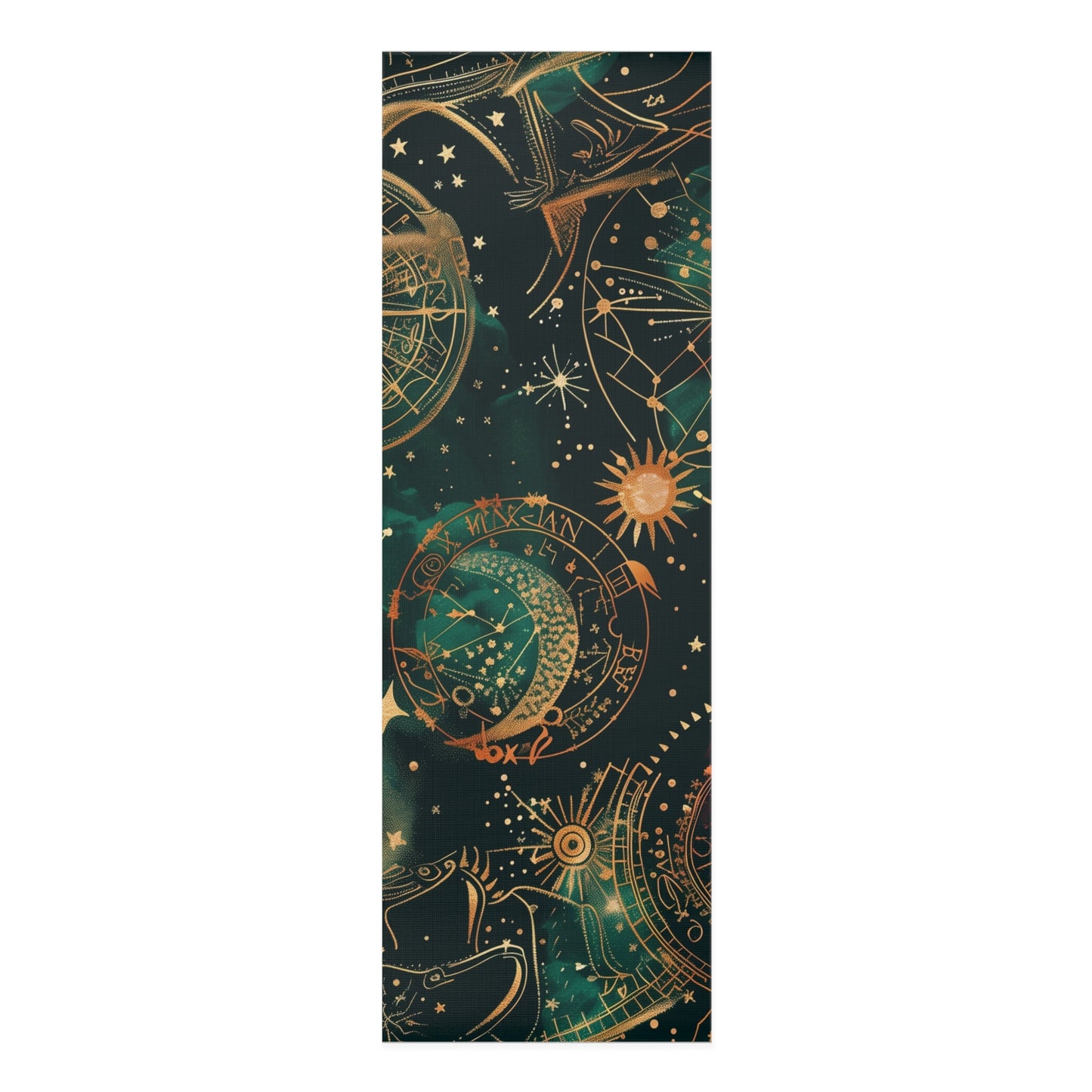 Celestial Yoga Mat - Astrological Design for Mindful Practice