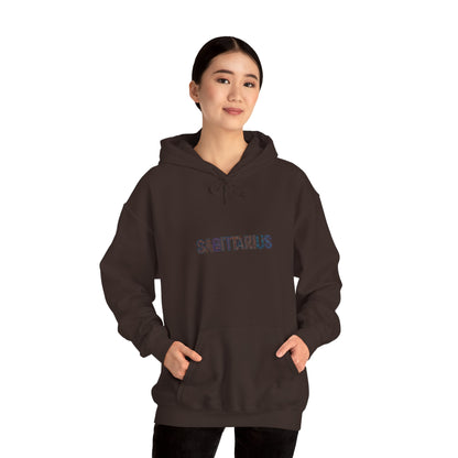 Sagittarius Retro Hooded Sweatshirt - Astrology Gift, Zodiac Apparel, Unisex Hoodie, Cozy Fashion, Horoscope Merchandise
