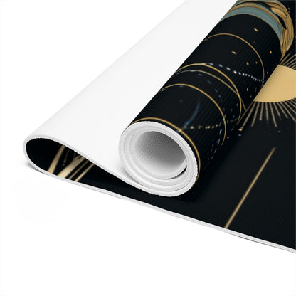 Libra Air Element Celestial Yoga Mat - Zodiac Balance Mat, Astrology Meditation Mat, Cosmic Fitness Mat