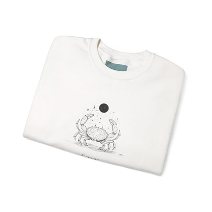 Charming Crab Graphic Sweatshirt - Cozy Unisex Crewneck for Casual Wear, Gift, Beach Lovers, Summer Vibe, Ocean Adventure