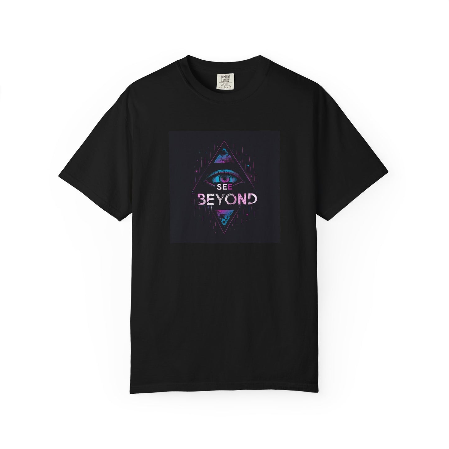 Cosmic Vision T-Shirt - Vibrant Graphic Tee for Art Enthusiasts, Unisex Gift, Everyday Wear, Festival Style, See Beyond Design