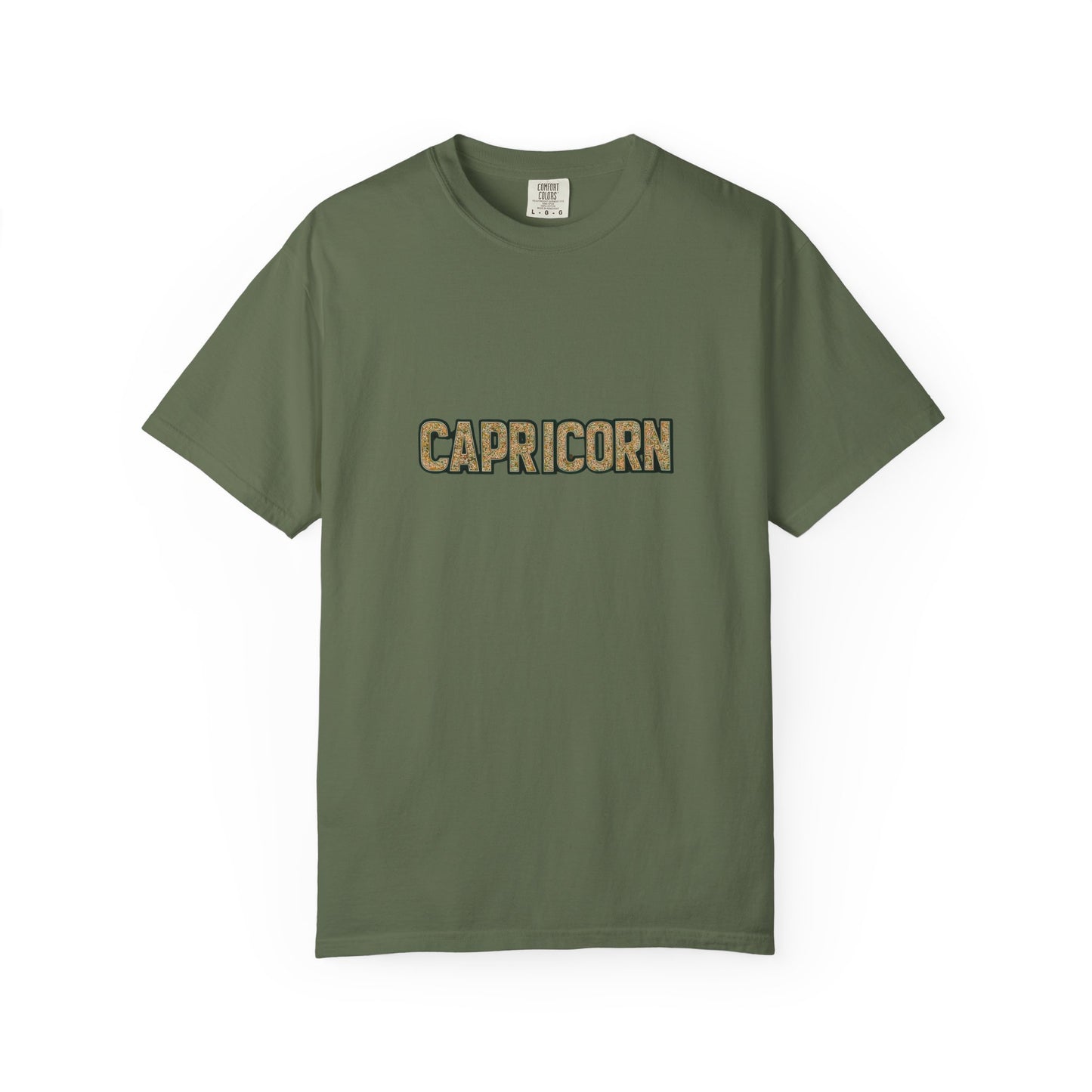 Capricorn Garment-Dyed T-Shirt, Zodiac Sign Tee, Astrology Gift, Unisex Shirt, Birthday Gift, Casual Wear
