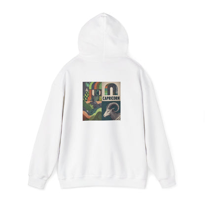Capricorn Zodiac Hoodie - Unisex Heavy Blend™ with Stylish Astrology Art, Perfect Gift for Birthdays, Astrology Lovers, Cozy Fashion