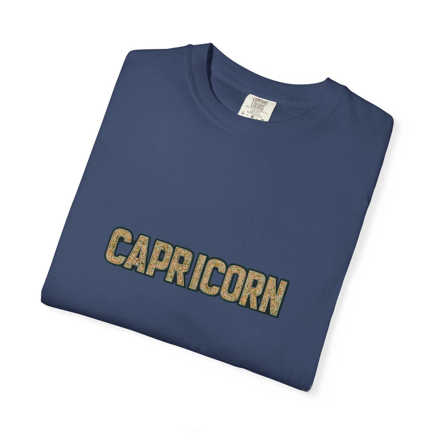 Capricorn Garment-Dyed T-Shirt, Zodiac Sign Tee, Astrology Gift, Unisex Shirt, Birthday Gift, Casual Wear