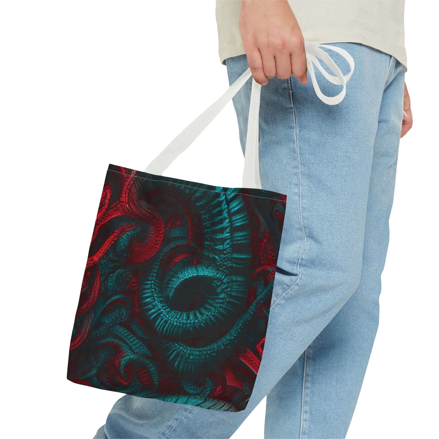 Fire Element Aries Tote Bag | ♈ Mystical Swirl | Psychedelic Carryall