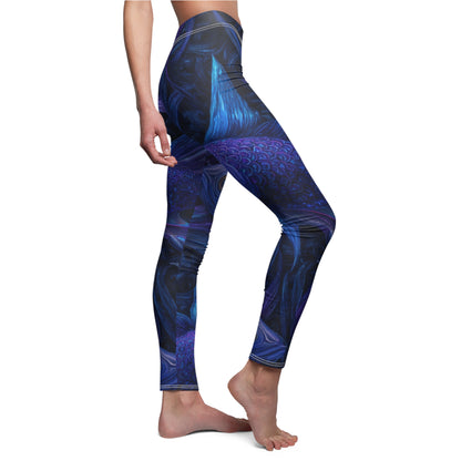 Water Element Pisces Leggings | ♓ Vibrant Artistic | Psychedelic Workout Tights