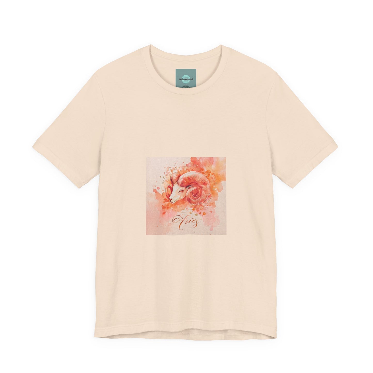 Aries Watercolor Tee, Aries Astrology Shirt, Unisex Zodiac Tee, Horoscope Gift, Astrology T-Shirt, Birthday Gift for Aries