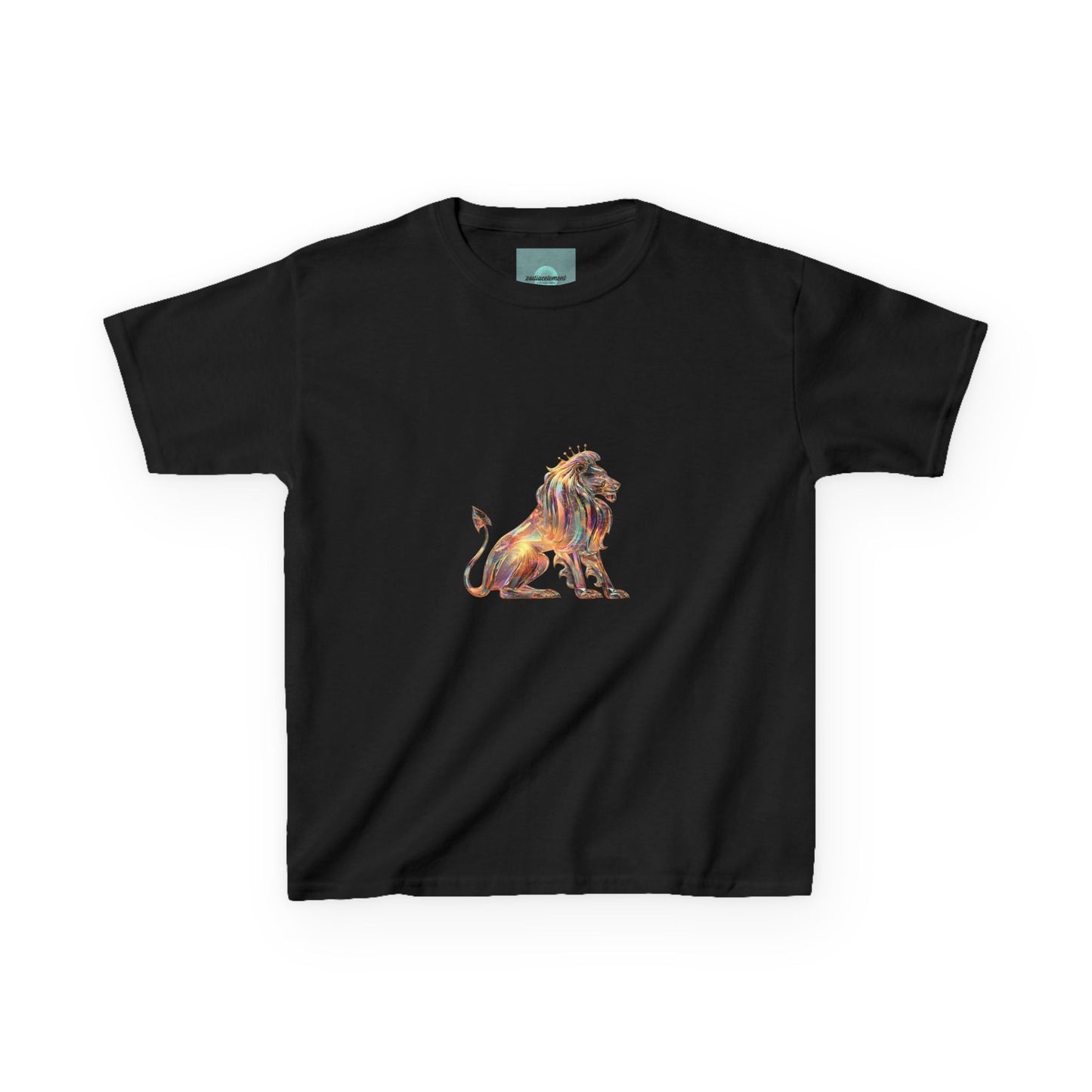 Colorful Lion Kids Heavy Cotton Tee, Fun Animal Shirt, Kids Graphic Tee, Birthday Gift, Cute Animal Apparel, Safari Style, Everyday Wear