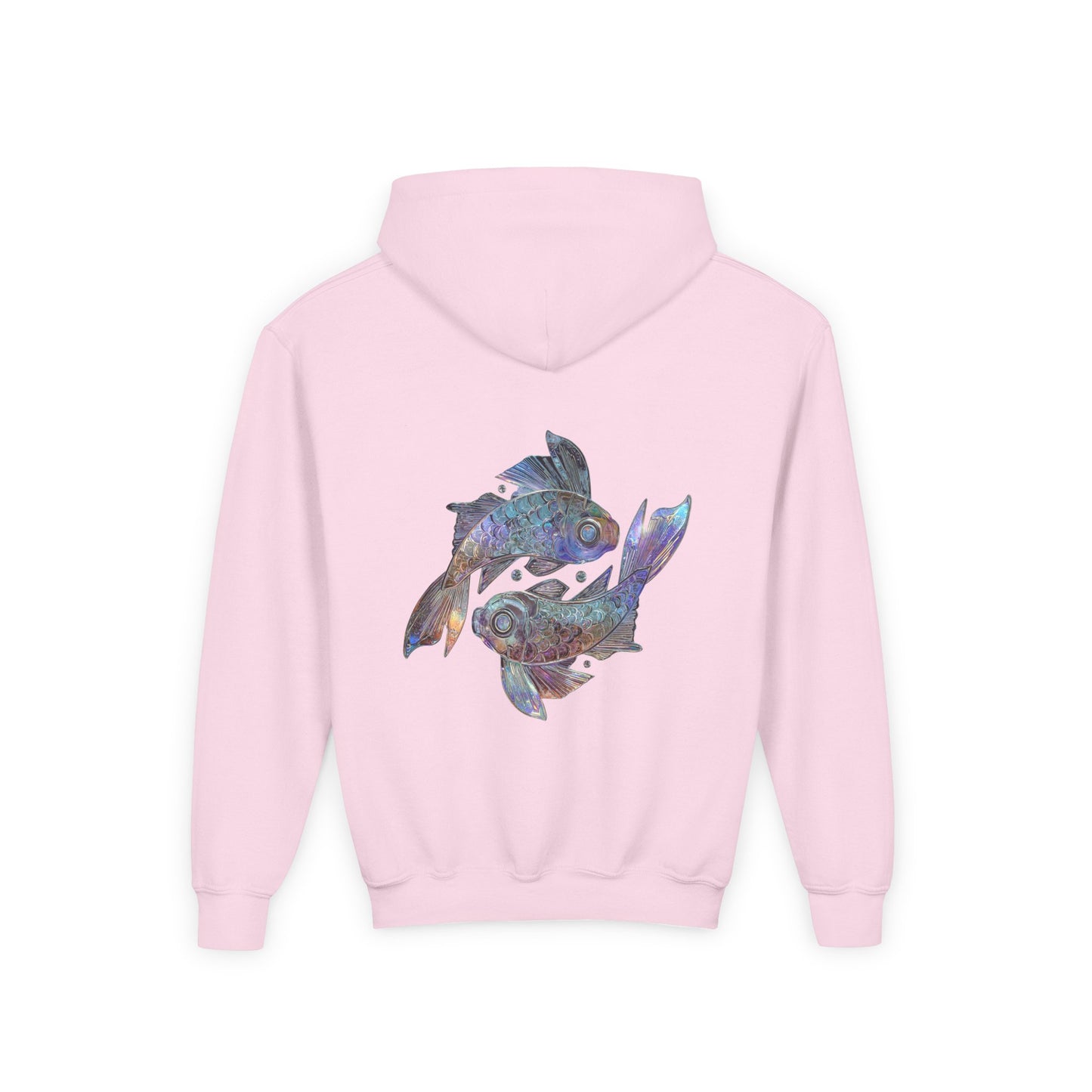 Water Element Pisces Hooded Sweatshirt | ♓ Mystical Fish | Psychedelic Zodiac Hoodie