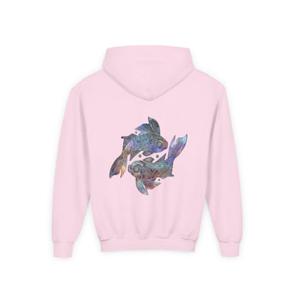 Water Element Pisces Hooded Sweatshirt | ♓ Mystical Fish | Psychedelic Zodiac Hoodie