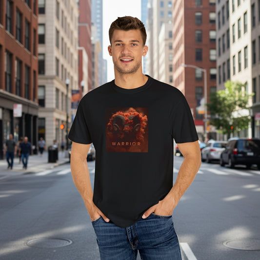 Warrior Graphic T-Shirt — Fiery Ram Design