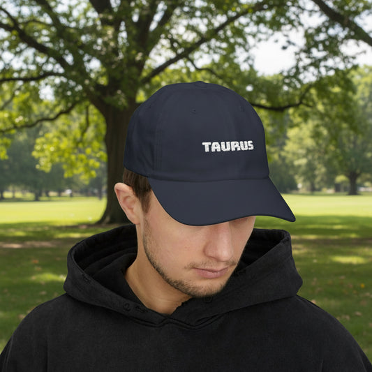 Taurus Dad Cap — Embroidered Zodiac Baseball Hat