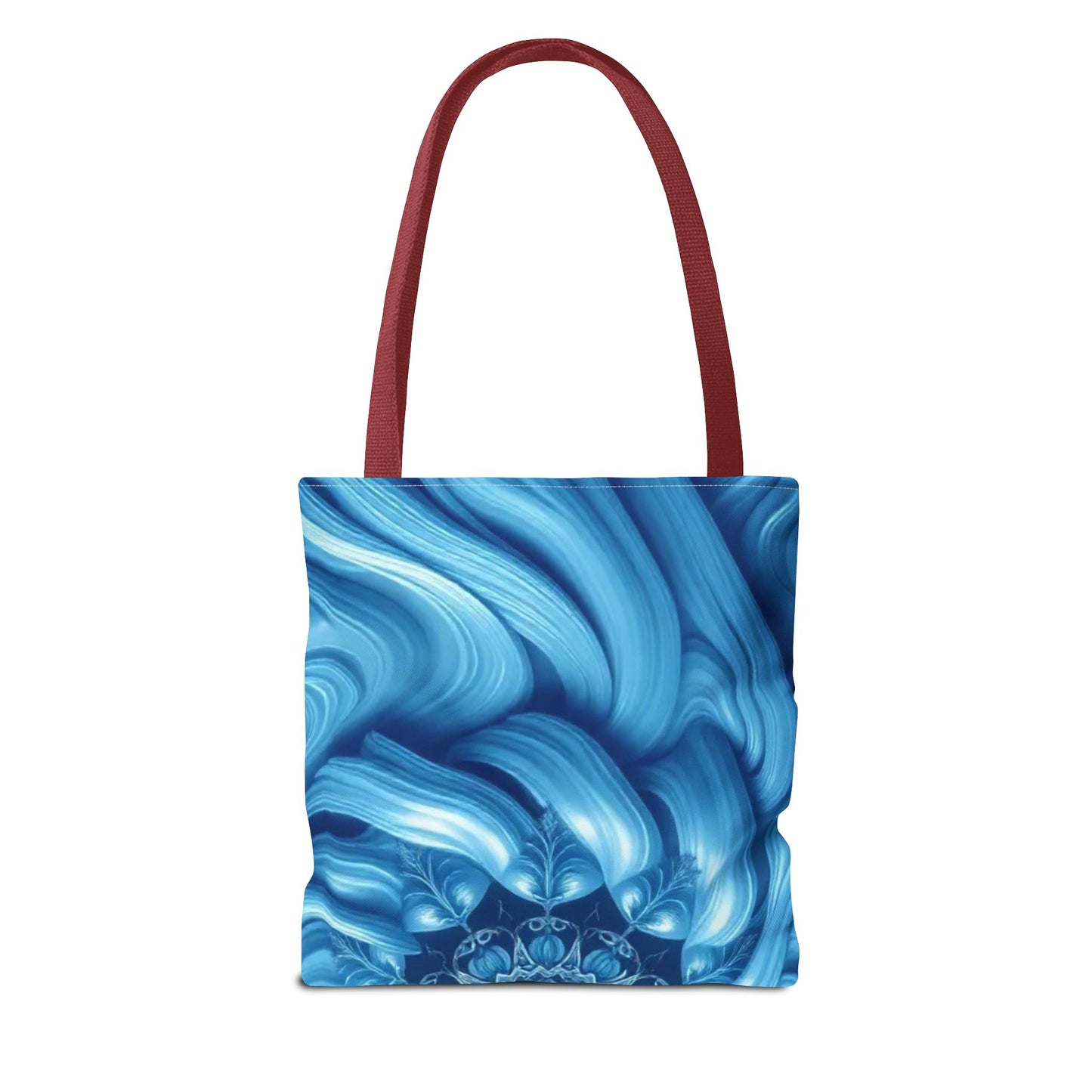 Water Element Serene Ocean Waves Tote Bag - Elemental Flow Eco-Friendly Bag, Aquatic Energy Gift, Celestial Ocean Design