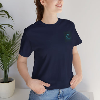 Ocean Wave Art Tee, Artistic Beachwear, Unisex Graphic Shirt, Summer Vibes Apparel, Unique Gift for Ocean Lovers