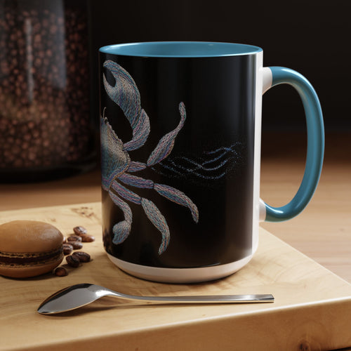 Water Element Cancer Mug | ♋ Cosmic Crab | Psychedelic Coffee Cup