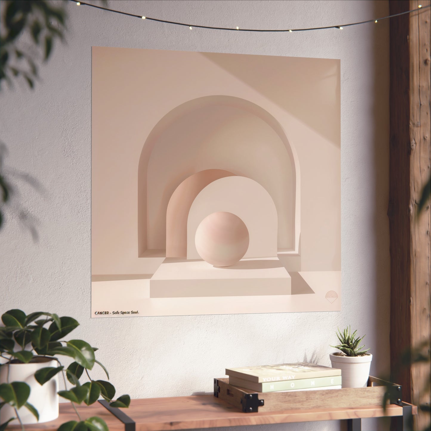 Cancer Zodiac Fine Art Poster — Celestial Crab Constellation Wall Art