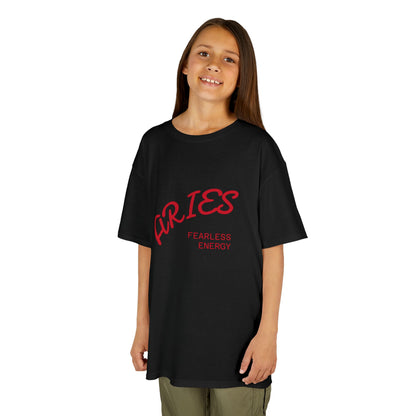 Aries Kids Tee - Fearless Energy, Astrology Shirt, Birthday Gift, Zodiac Sign Apparel, Cute Graphic Tee