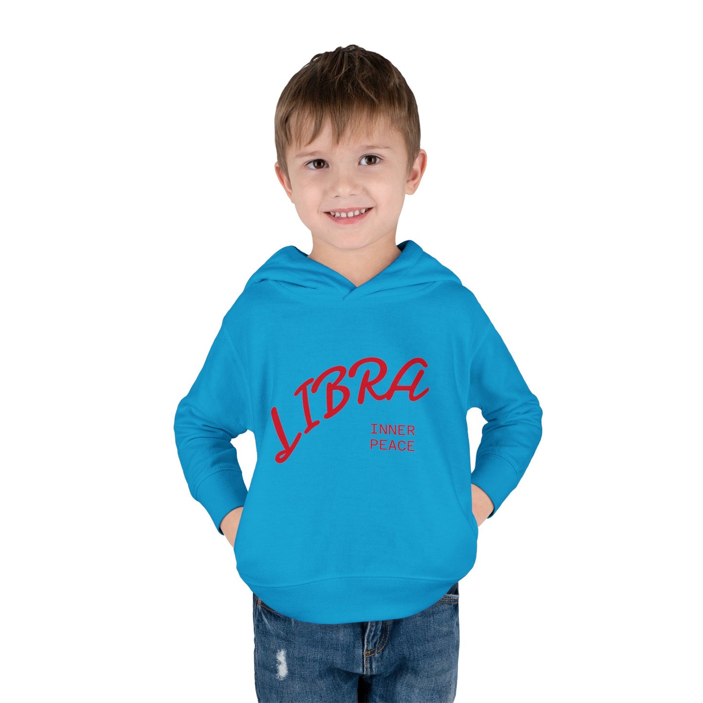Air Element Libra Toddler Hoodie | ♎ Harmony Scales | Psychedelic Zodiac Sweatshirt