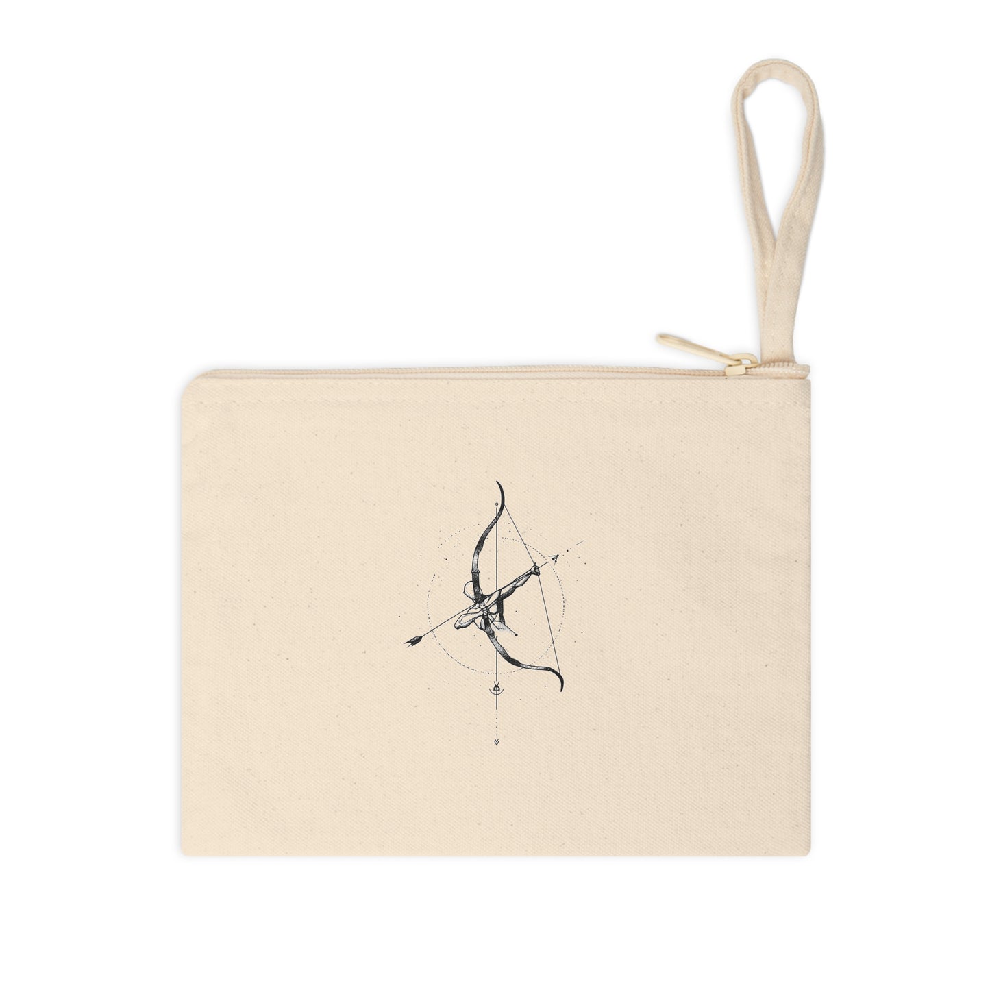 Archery-Inspired Accessory Zipper Pouch, Perfect Gift for Archers, Organized Storage for Travel, Cute Makeup Bag, Unique Bow Decor Bag