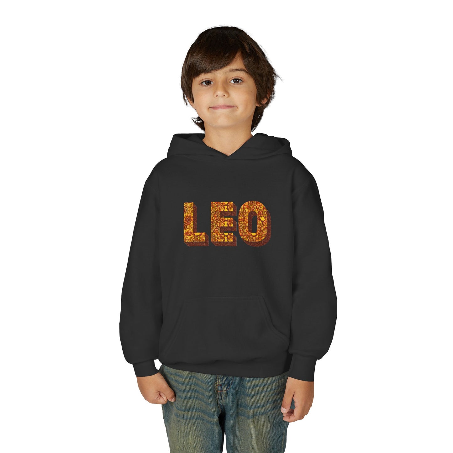 Leo Zodiac Hoodie, Astrology Sweatshirt, Custom Zodiac Gift, Leo Birthday Apparel, Youth Astrology Hoodie