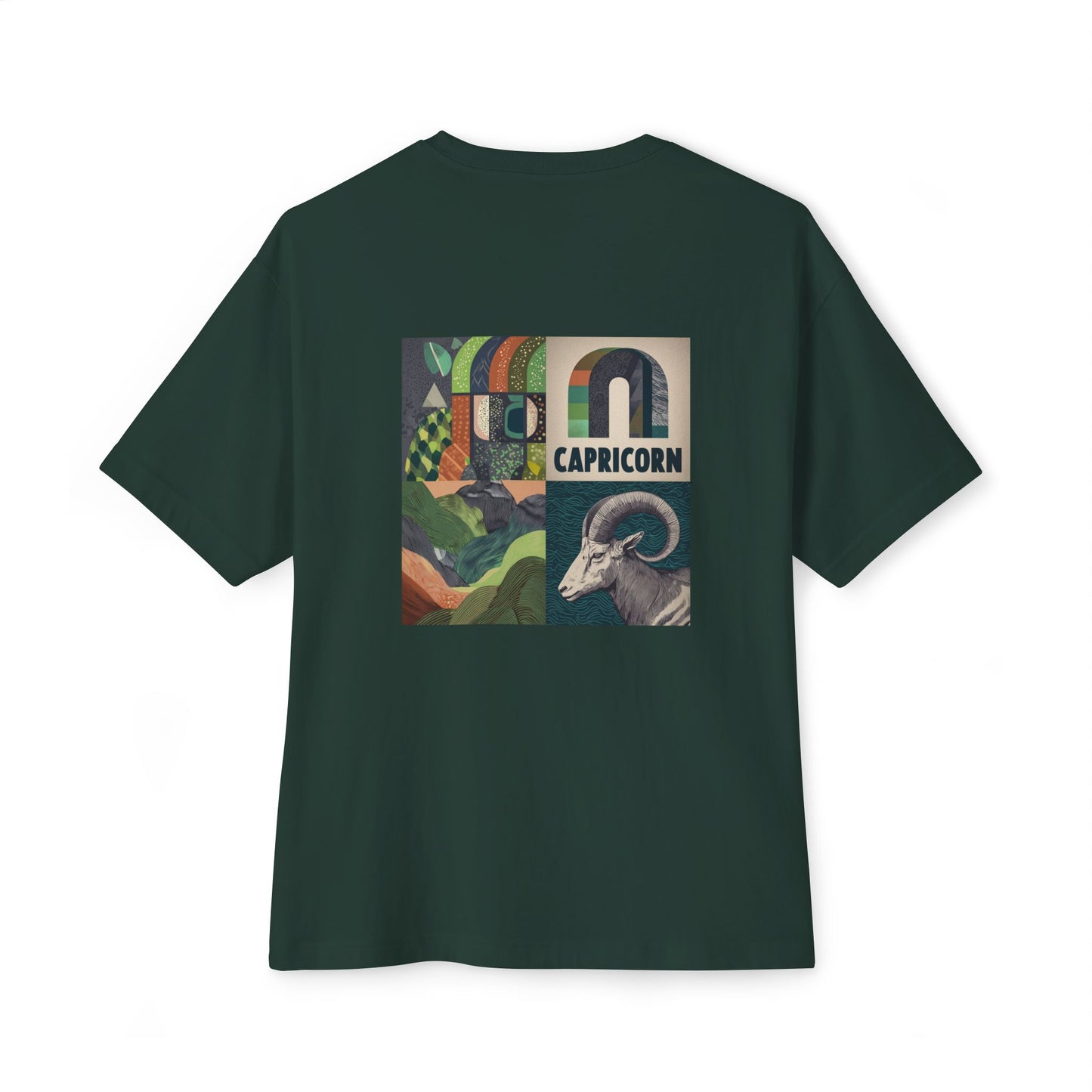 Capricorn Graphic Oversized Tee | Stylish Unisex Shirt for Astrology Lovers, Birthday Gift, Cozy Fashion, Casual Outfit, Horoscope Merch