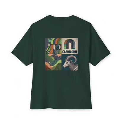 Capricorn Graphic Oversized Tee | Stylish Unisex Shirt for Astrology Lovers, Birthday Gift, Cozy Fashion, Casual Outfit, Horoscope Merch