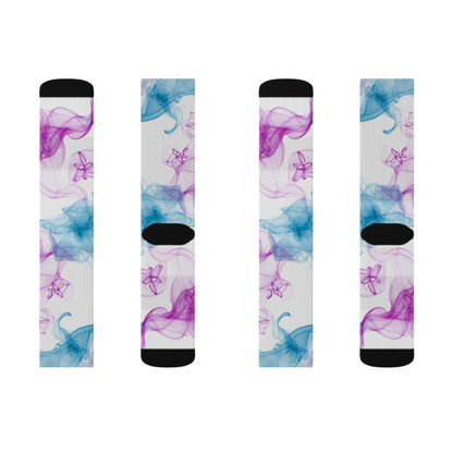 Artistic Sublimation Socks with Colorful Smoke Design, Gift for Sock Lovers, Fashionable Women's Accessories, Unique Gift for [...]