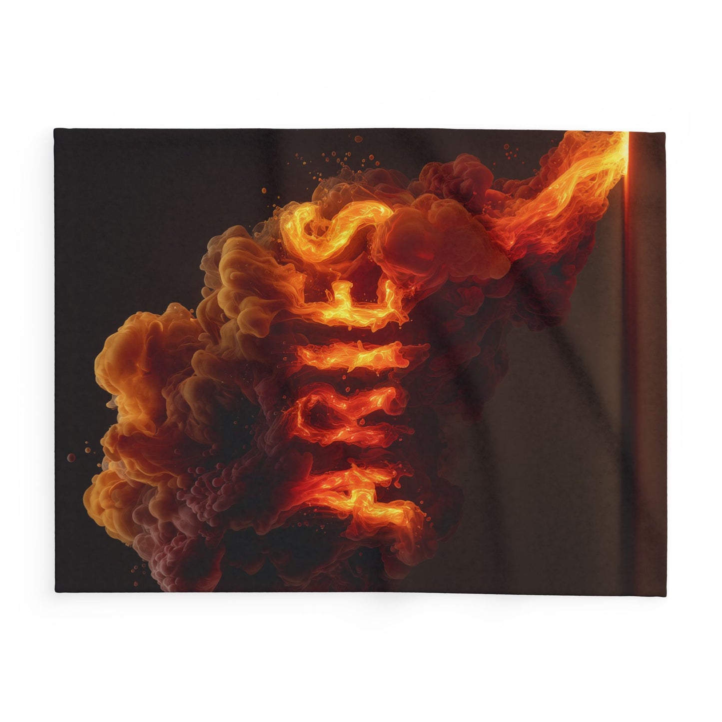 Fire-Fueled Aries Fleece Blanket, Cozy Throw Blanket for Astrology Lovers, Perfect Gift for Aries Zodiac Sign