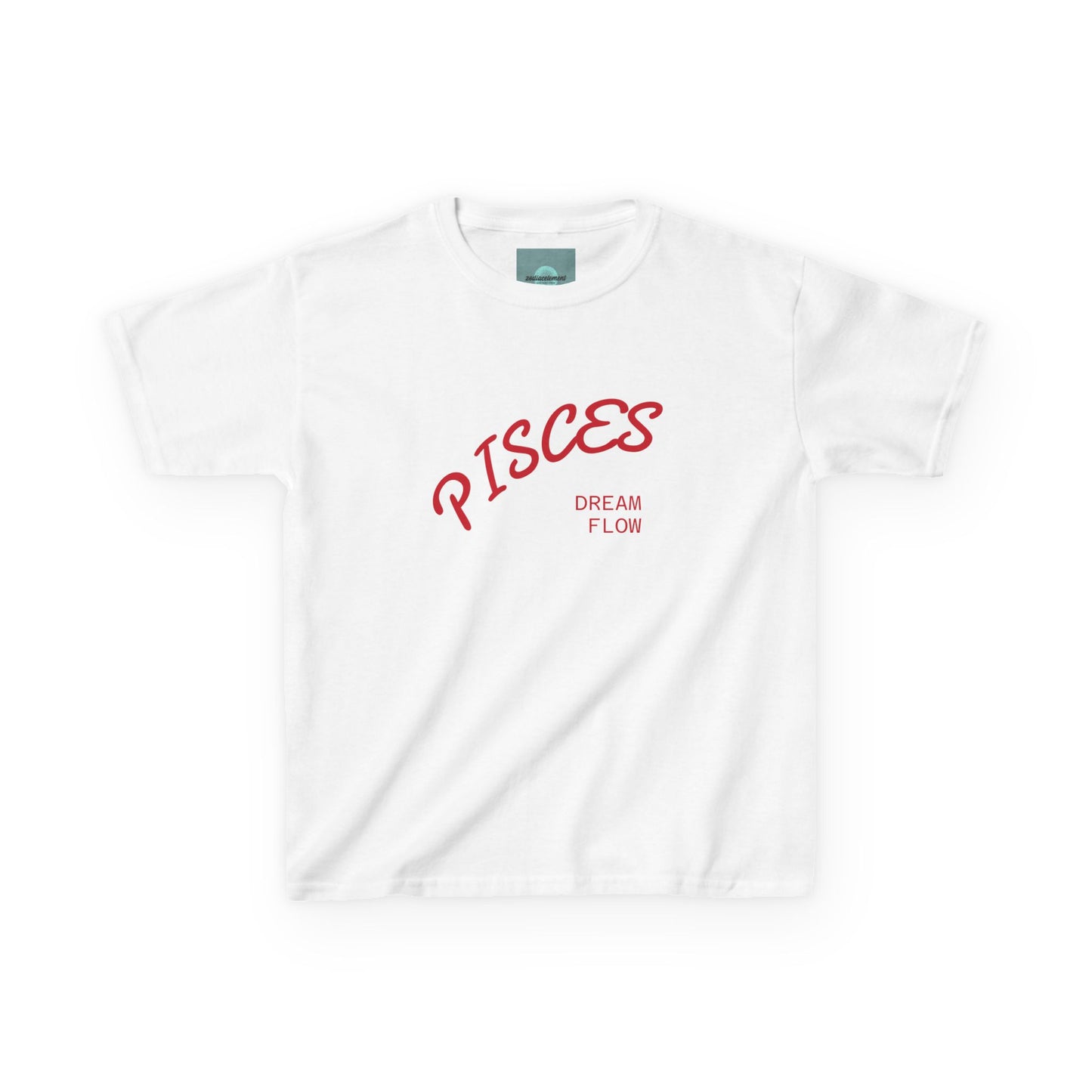 Water Element Pisces Kids Tee | ♓ Dream Flow | Psychedelic Youth Shirt