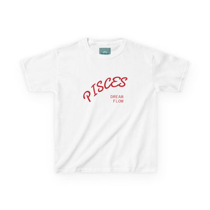 Water Element Pisces Kids Tee | ♓ Dream Flow | Psychedelic Youth Shirt