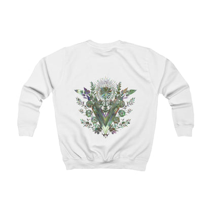 Earth Element Virgo Kids Sweatshirt | ♍ Perfect Order | Psychedelic Youth Apparel
