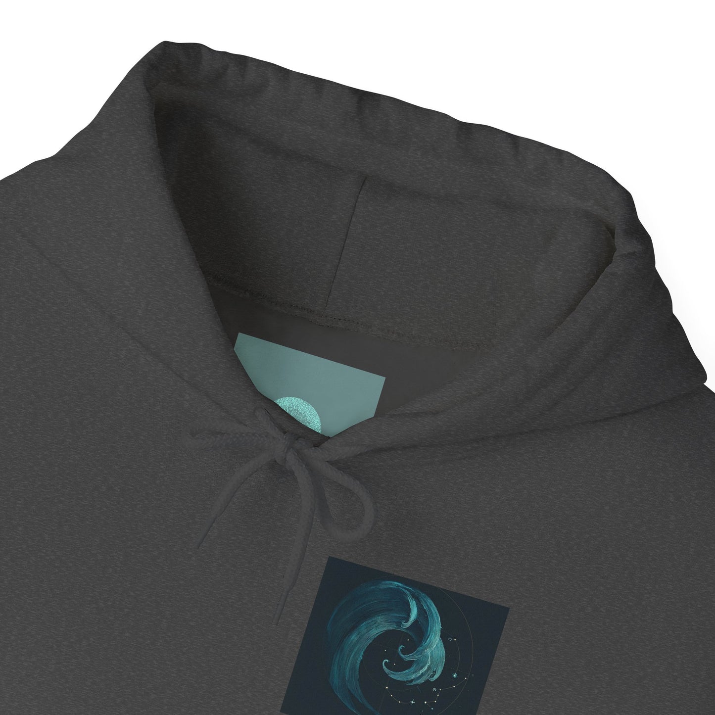 Ocean Swirl Hoodie | Unisex Heavy Blend Sweatshirt, Cozy Casual Wear, Beach Lover Gift, Graphic Hoodie, Trendy Fashion