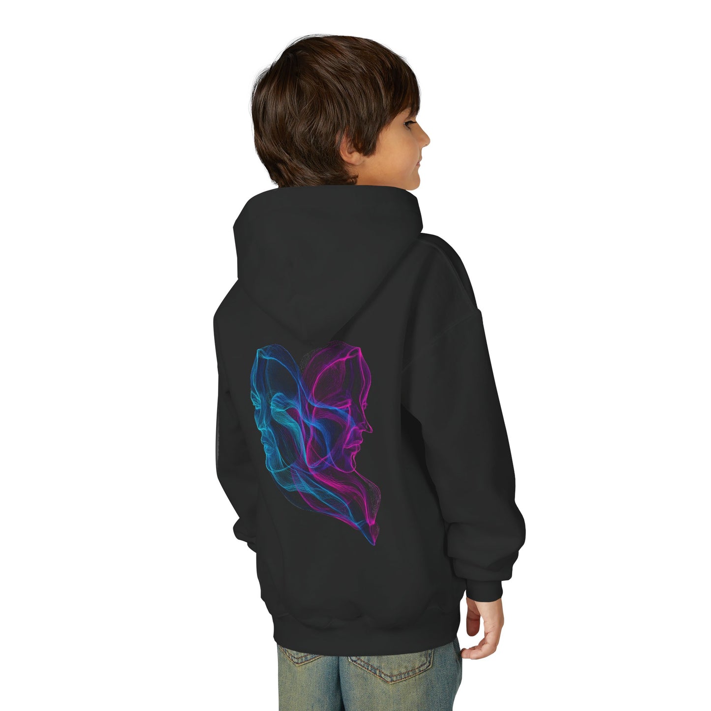 Gemini Curious Mind Youth Hoodie, Astrology Gift, Cosmic Sweatshirt, Birthday Apparel, Zodiac Fashion
