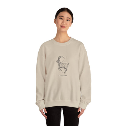 Capricorn Zodiac Sweatshirt, Astrology Gift, Unisex Pullover, Cozy Crewneck, Horoscope Apparel, Astrology Lover Must-Have