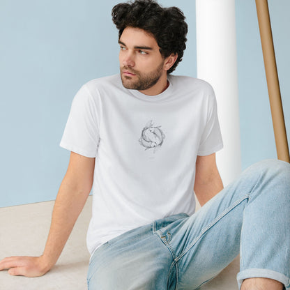 Eco-Friendly Graphic T-Shirt with Fish Design, Organic Cotton Tee, Casual Wear, Nature Lover Gift, Sustainable Fashion