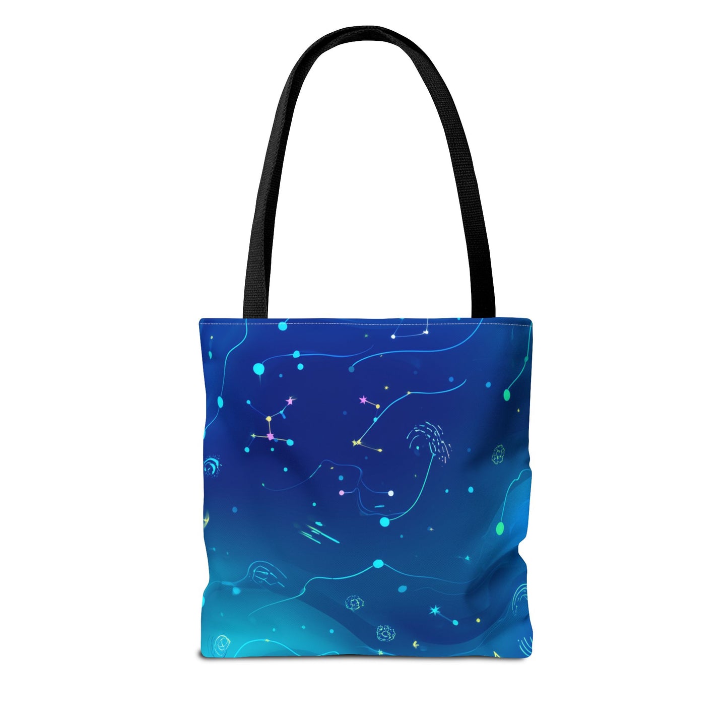 Celestial Tote Bag, Cosmic Tote, Universe Shopper, Astral Bag, Galaxy Gift, Starry Accessory