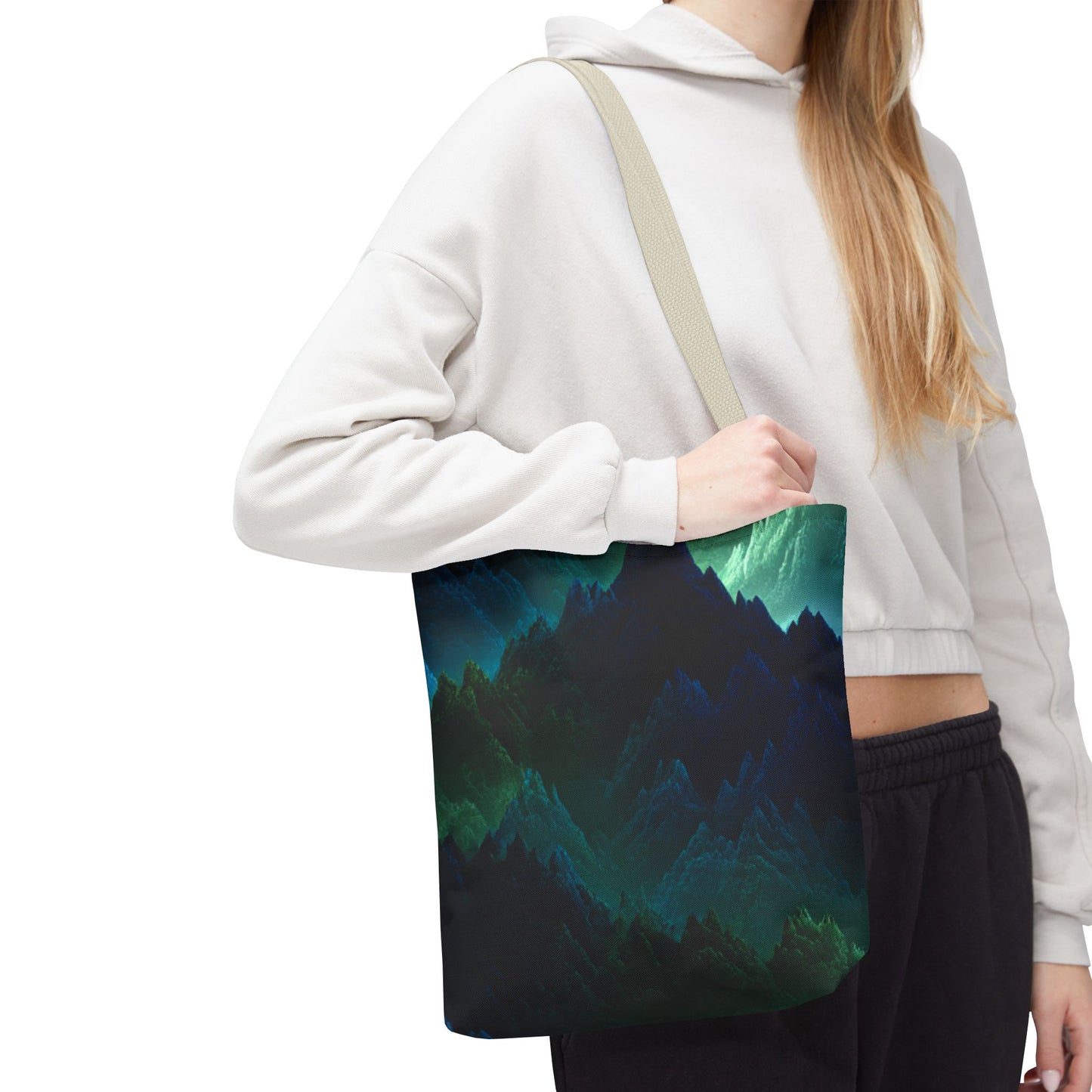 Earth Element Capricorn Tote Bag | ♑ Mystical Mountain | Psychedelic Carryall
