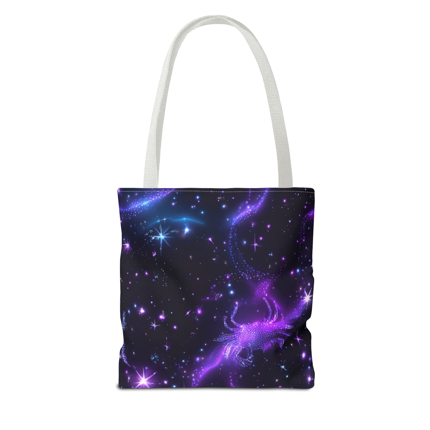 Water Element Cancer Tote Bag | ♋ Cosmic Crab | Psychedelic Shopping Bag