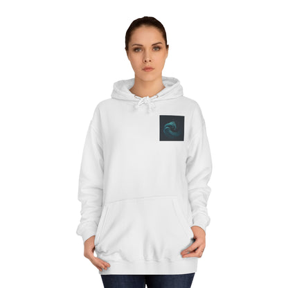 Water Element Cosmic Wave Unisex Hoodie - Elemental Flow Sweatshirt, Aquatic Energy Gift, Celestial Tide Design