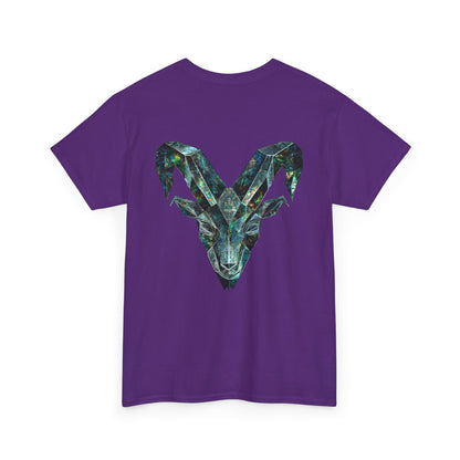 Earth Element Capricorn Unisex Tee | ♑ Mountain Ram | Psychedelic Zodiac Shirt