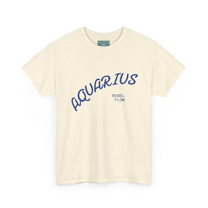 Air Element Aquarius Unisex Tee | ♒ Rebel Flow | Psychedelic Zodiac Shirt