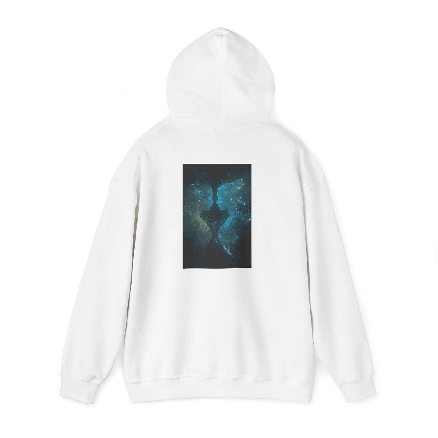 Gemini Air Element Cosmic Vibes Hoodie - Zodiac Communicator Pullover, Astrology Gift, Celestial Duality Design