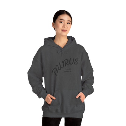 Taurus Hoodie - Calm Power Unisex Sweatshirt, Astrology Gift, Horoscope Apparel, Zodiac Sign Clothing, Taurus Birthday Present