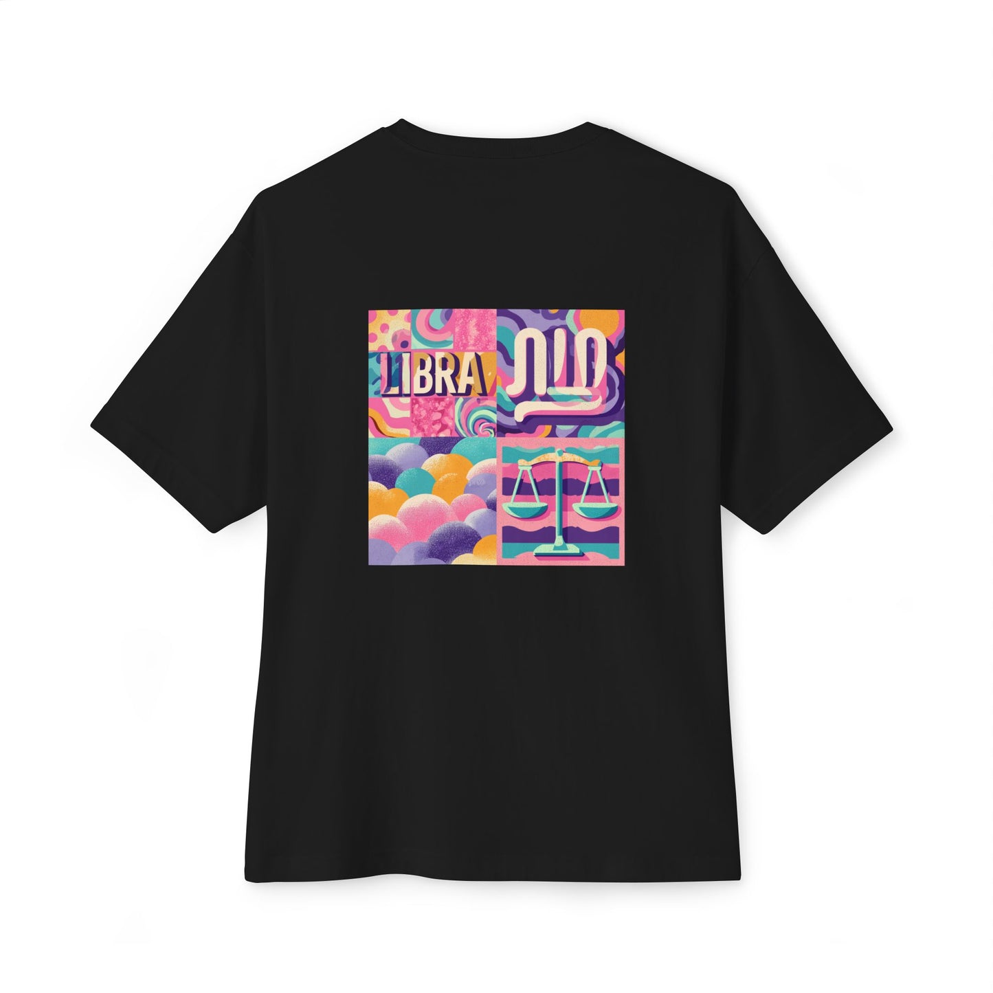 Libra Unisex Oversized Boxy Tee | Astrology Shirt, Zodiac Tee, Astrology Gift, Horoscope Apparel, Libra Season Outfit