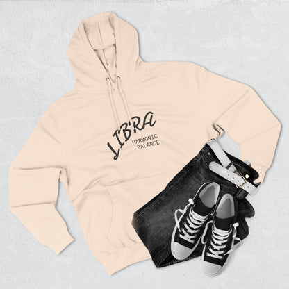 Air Element Libra Fleece Hoodie | ♎ Harmony Scales | Psychedelic Zodiac Sweatshirt