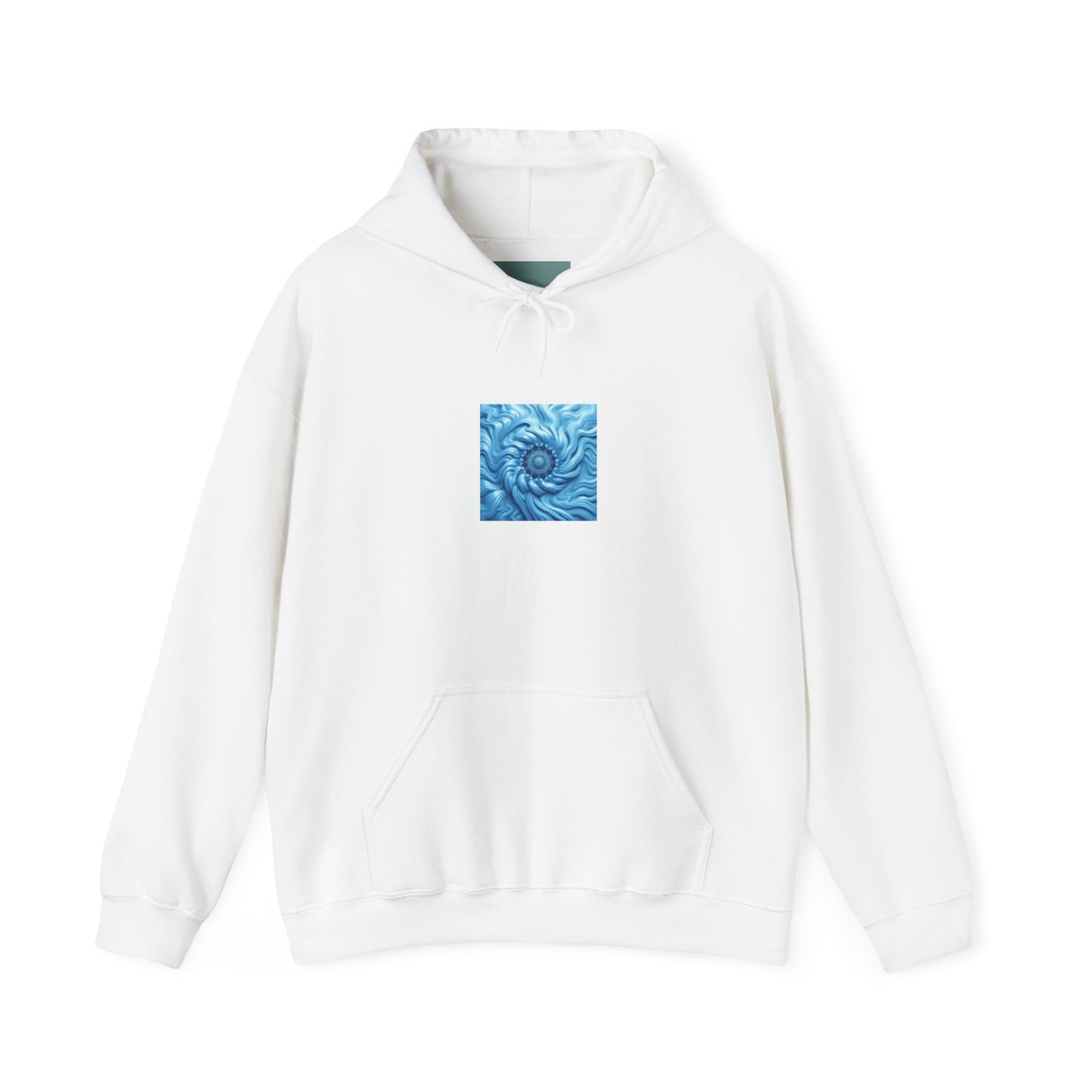 Ocean Swirl Hoodie - Cozy Unisex Sweatshirt for Artsy Souls, Perfect for Gift-Giving, Relaxation, and Casual Wear