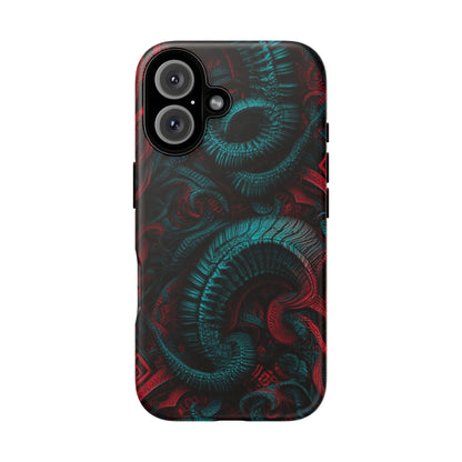 Air Element Gemini Tough Phone Case | ♊ Twin Currents | Psychedelic Protection